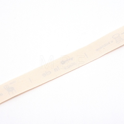 Polycotton(Polyester Cotton) Ribbon OCOR-WH0064-35B-1