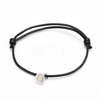 Adjustable Magnetic Bracelet for Couples BJEW-JB06190-01-1