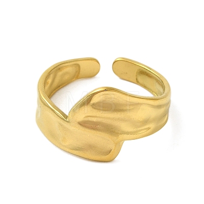 304 Stainless Steel Cuff Ring RJEW-Q820-01C-1