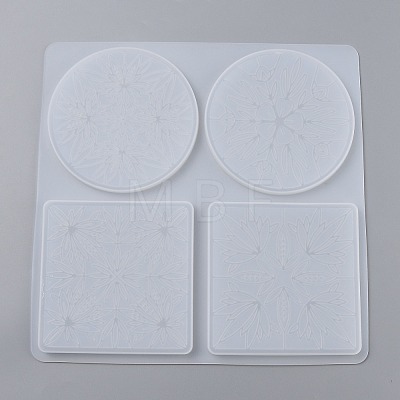 Mandala Pattern Coaster Silicone Molds DIY-Z005-12-1