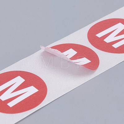Paper Self-Adhesive Clothing Size Labels DIY-A006-B02-1