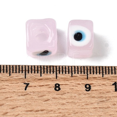 Handmade Evil Eye Lampwork European Beads LAMP-G143-06H-1