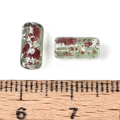 Picasso Transparent Glass Bugle Beads SEED-N010-02K-1