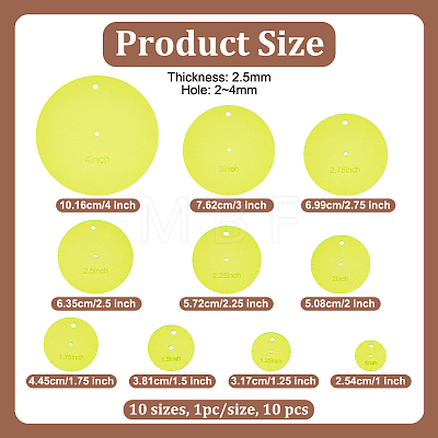 Acrylic Quilting Templates DIY-BC0013-72-1