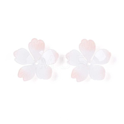 Flower Acrylic Bead Caps SACR-T017-51B-1