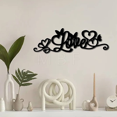 Iron Wall Signs AJEW-WH0286-118-1