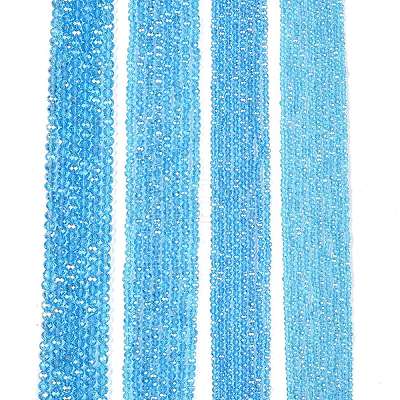 Electroplate Glass Beads Strands EGLA-A044-T3mm-B08-1