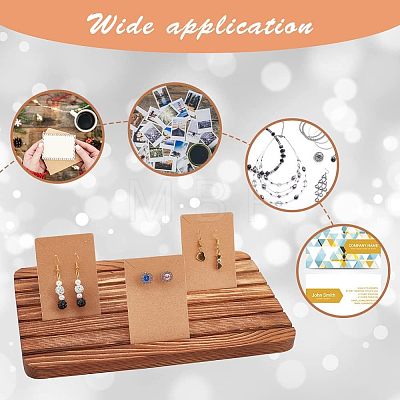 1Pc Wooden Card Display Base DIY-NB0007-76-1