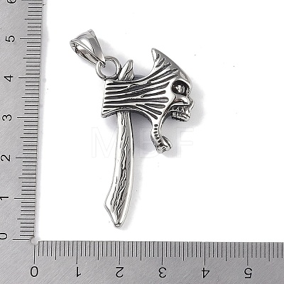 Viking 316 Surgical Stainless Steel Pendants STAS-E212-13AS-1