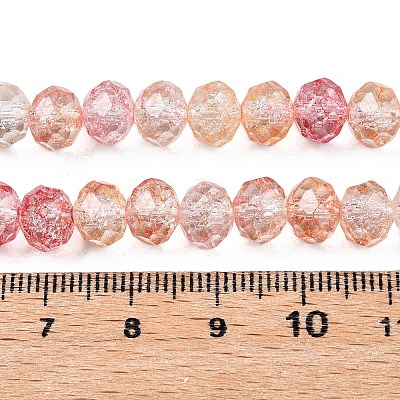 Transparent Glass Beads Strands GLAA-T023-4mm-A06-1