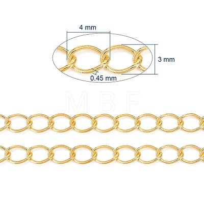 Brass Twisted Chains CHC-Q001-02G-1