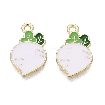 Alloy Enamel Pendants ENAM-Q003-17G-1