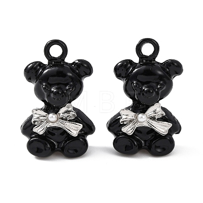 Spray Paint Alloy Pendants ENAM-K076-30P-1