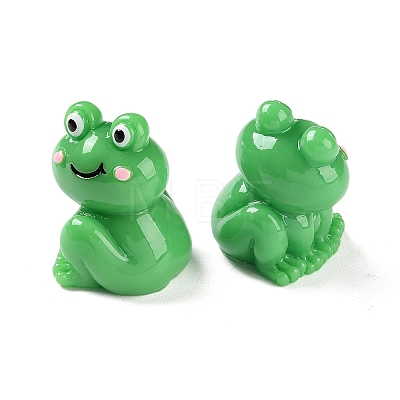 Cartoon Cute Resin 3D Frog Figurines LS-RESI-Z024-01D-1
