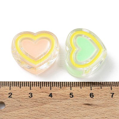 Transparent Acrylic Beads X-OACR-A029-03-1