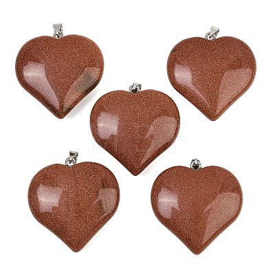 Synthetic Goldstone Pendants GG-K002-04F-1