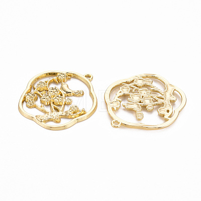 Rack Plating Alloy Pendants PALLOY-Q433-006-RS-1