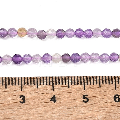 Natural Ametrine Beads Strands G-K407-A01-3mm-1