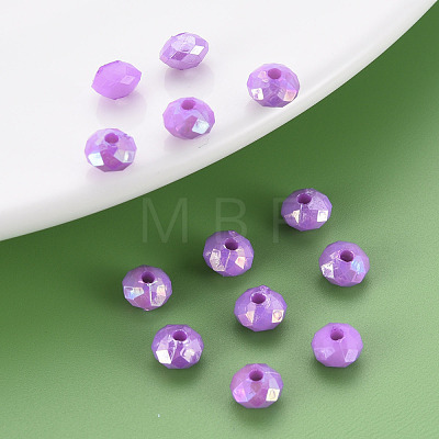 Opaque Acrylic Beads MACR-Q239-018C-06-1