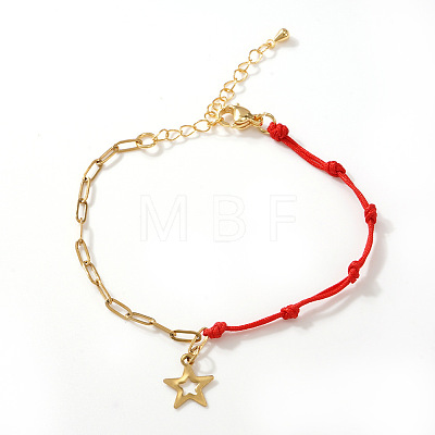 Creative 304 Stainless Steel Charm Bracelets QL9613-6-1
