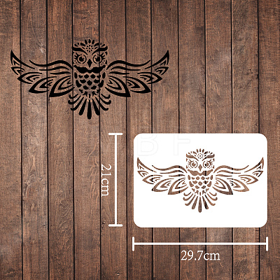 Large Plastic Reusable Drawing Painting Stencils Templates DIY-WH0202-039-1