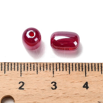 Opaque Glass Beads GLAA-Z012-01I-1