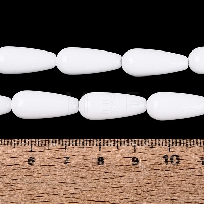 Opaque Glass Beads Strands GLAA-Q113-03A-C01-1