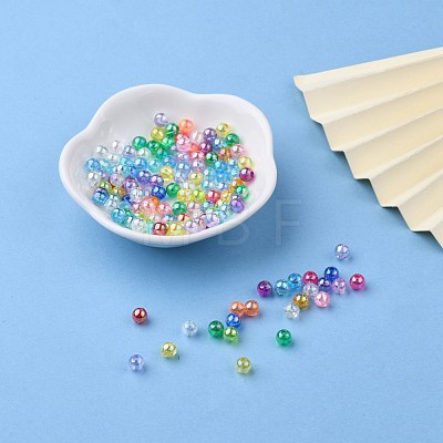 Eco-Friendly Transparent Acrylic Beads PL732M-1