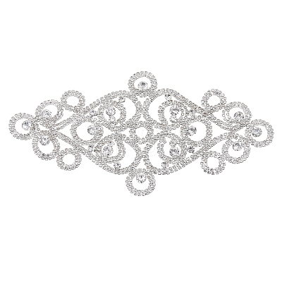 Brass Crystal Rhinestones Ornament Accessories for Chain Belts KK-WH0816-001-1