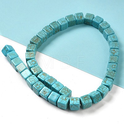 Synthetic Turquoise Beads Strands TURQ-F009-02D-02-1