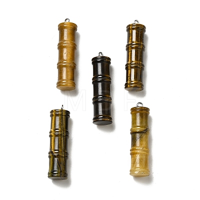 Natural Tiger Eye Pendants G-I340-A20-1