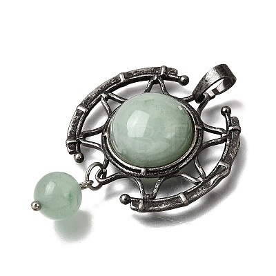 Natural Green Aventurine Pendants GG-CBA7610-03AS-05-1