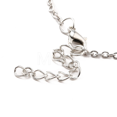 Aquamarine Rhinestone Sea Turtles Pendant Necklace for Women NJEW-I113-02P-1