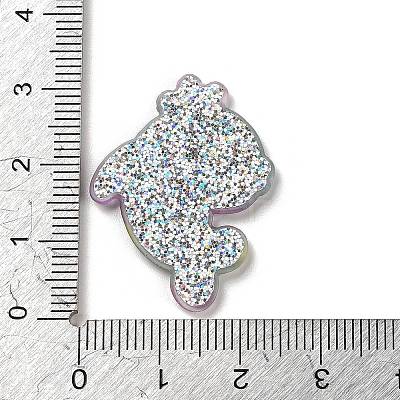 Acrylic Plastic Cabochons  OACR-R269-07G-1