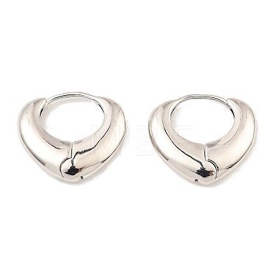 Brass Hoop Earrings EJEW-I289-13P-1