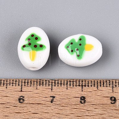 Handmade Porcelain Ceramic Beads PORC-Q005-07-1