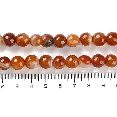 Natural Agate Beads Strands G-M437-B01-01J-1