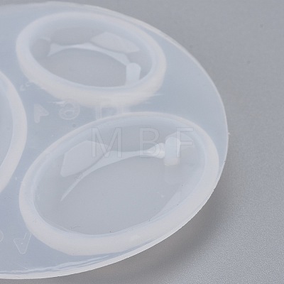 Oval Silicone Pendant Mold X-DIY-F060-01-1