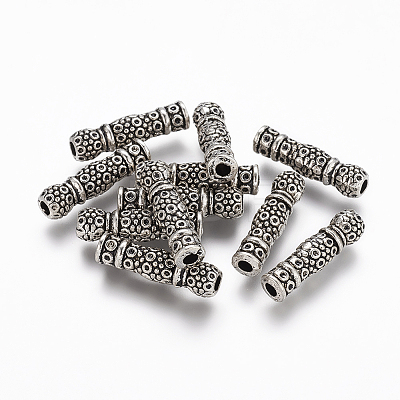 Tibetan Style Alloy Tube Beads LS-LF0658Y-NF-1