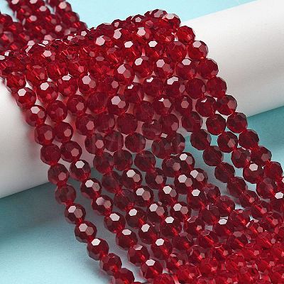 Transparent Glass Beads EGLA-A035-T6mm-D02-1