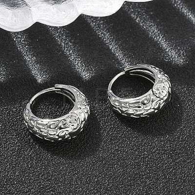 Brass Hoop Earrings EJEW-D320-16P-1