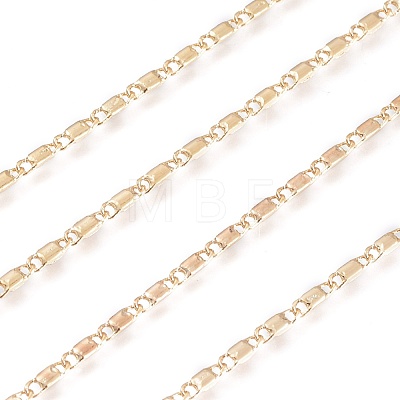 Brass Bar Link Chains CHC-R126-08G-A-1