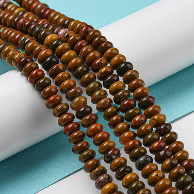 Natural Petrified Wood Beads Strands G-Z046-A02-01-1
