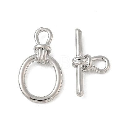 Brass Toggle Clasps KK-CBAFC6C-07H-P-1