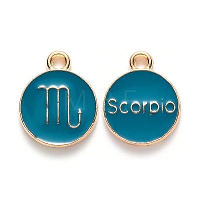 Alloy Enamel Pendants ENAM-S124-01A-05L-1