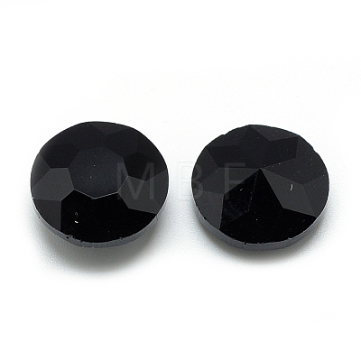 Pointed Back Glass Rhinestone Cabochons RGLA-T029-14mm-23-1