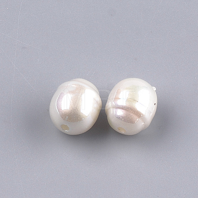 Acrylic Imitation Pearl Beads OACR-S024-22-1
