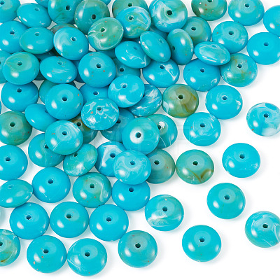 80Pcs 61G Acrylic Imitation Gemstone Beads MACR-TADJ0001-10I-1