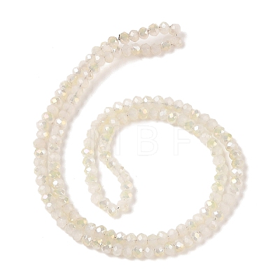 Electroplate Glass Faceted Rondelle Beads Strands EGLA-D020-3x2mm-05-A-1