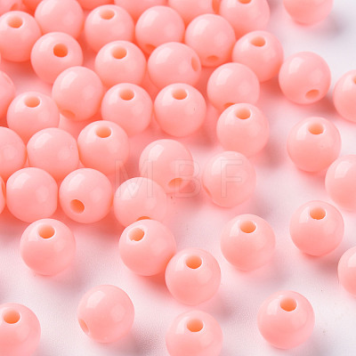 Opaque Acrylic Beads MACR-S370-C8mm-A12-1